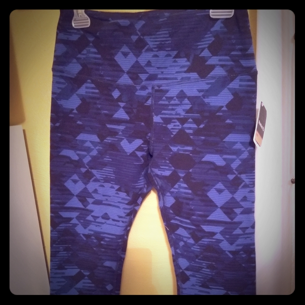 Blue Pattern Leggings